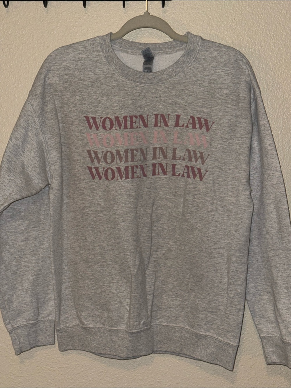Women in Law Crewneck Sweatshirt - Gray